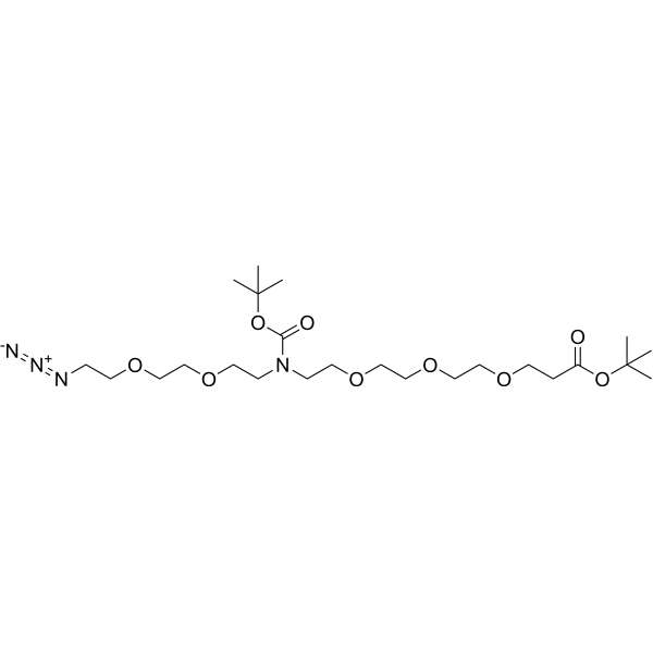 N-(Azido-PEG2)-N-Boc-PEG3-t-butyl ester 2093153-07-0